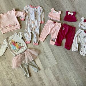 Disney Baby girl clothing bundle